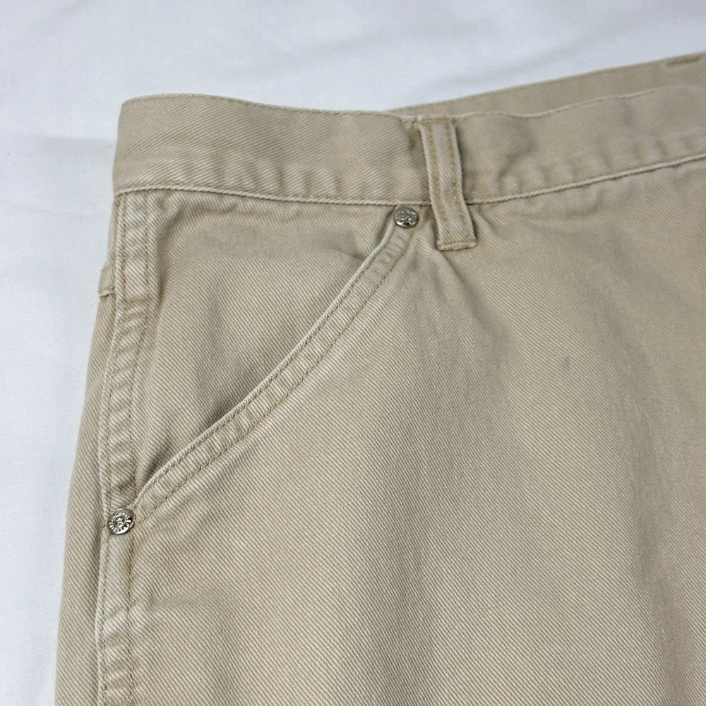 Vintage Harley Davidson Cargo Shorts Mens 40 Act. 38 Khaki Y2K Relaxed 10